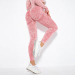 Modische Peach-Hip Feuchtigkeitsableitende Yoga-Hose