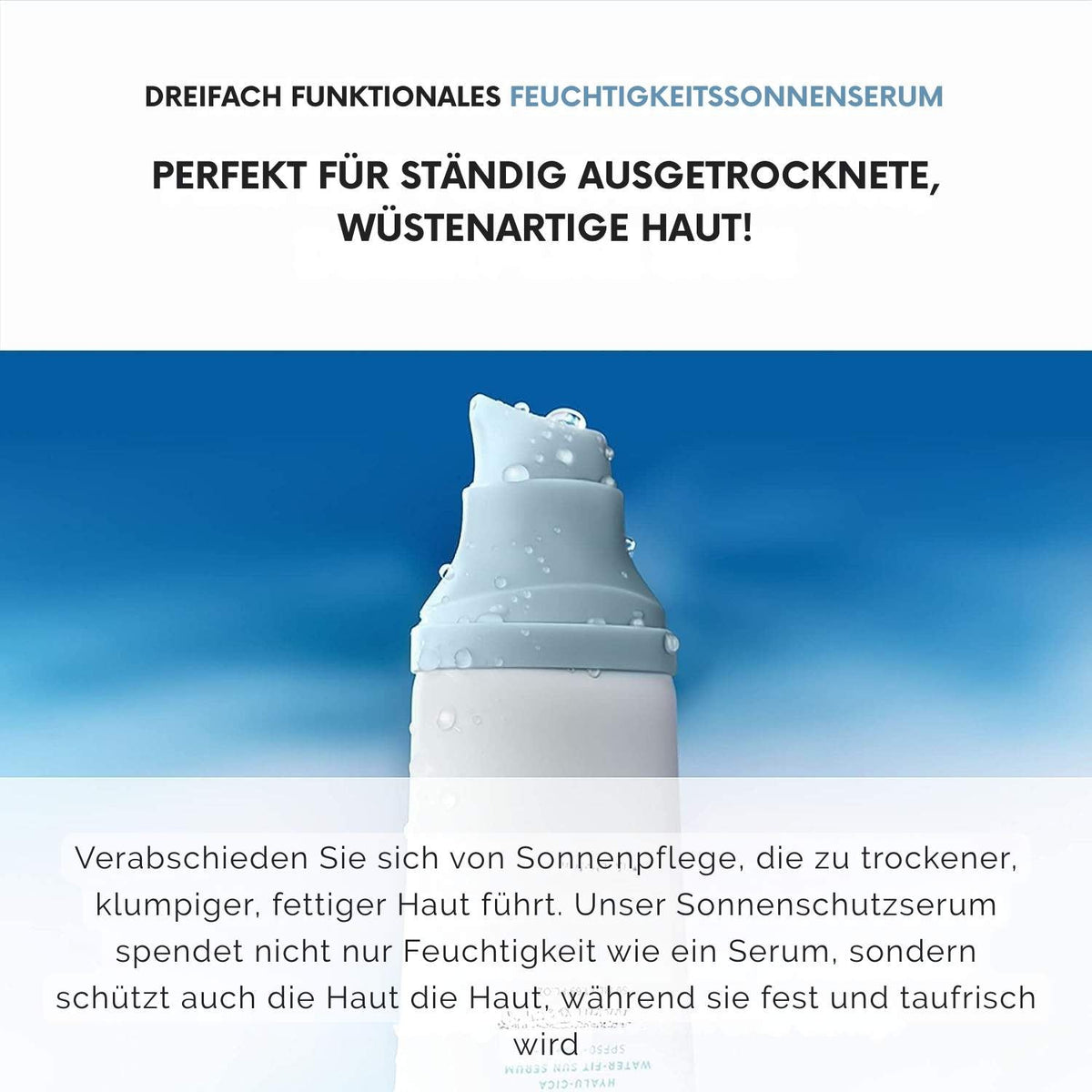 SKIN1004 Madagascar Centella Hyalu-Cica Water-Fit Sun Serum SPF50+