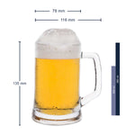 Montana Bierkrug mit Gravur "Guter Tag Schlechter Tag"