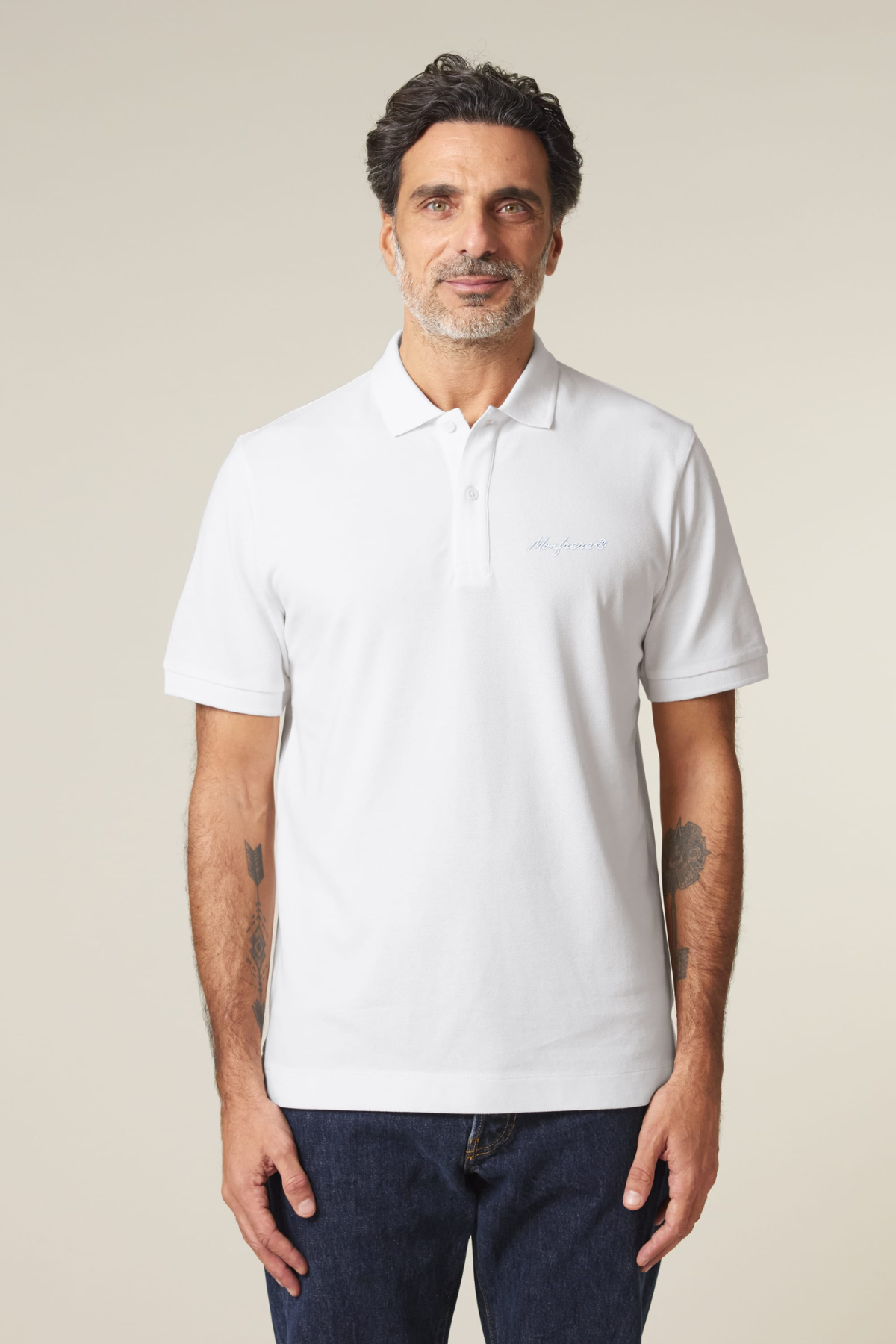 White Label Stick Unisex-Poloshirt