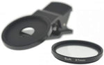 Soft Filter 37 mm Gewinde Weichzeichnung mit Clip in Schwarz für Smartphone | System-S