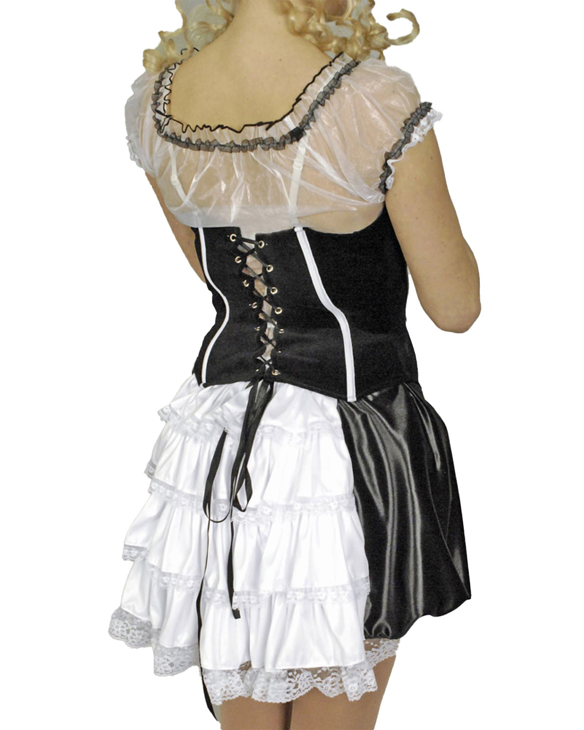 Zimmermädchen Kostüm für Damen | Mit Korsage