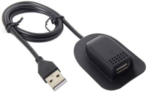 USB 2.0 Kabel für Rucksäcke mit Ladeanschluss in Schwarz | System-S