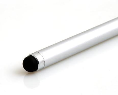 Stylus 2 in 1 Kugelschreiber in Silber für Tablet PC Smartphone | System-S