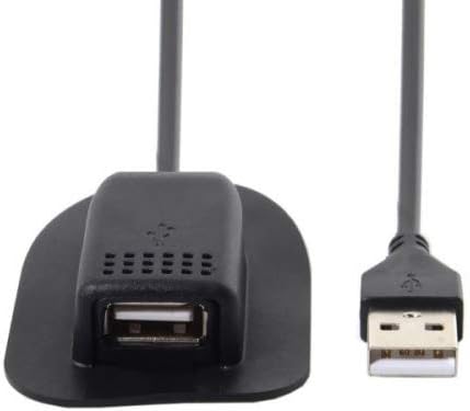 USB 2.0 Kabel für Rucksäcke mit Ladeanschluss in Schwarz | System-S