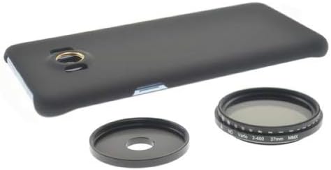 ND Filter 37 mm Set Neutraldichtefilter Graufilter mit Hülle für iPhone 7 Plus und 8 Plus | System-S