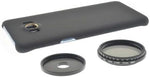 ND Filter 37 mm Set Neutraldichtefilter Graufilter mit Hülle für iPhone 7 Plus und 8 Plus | System-S
