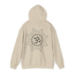 Lotus-Mandala-Hoodie mit Om-Symbol – Spirituelles Yoga-Sweatshirt