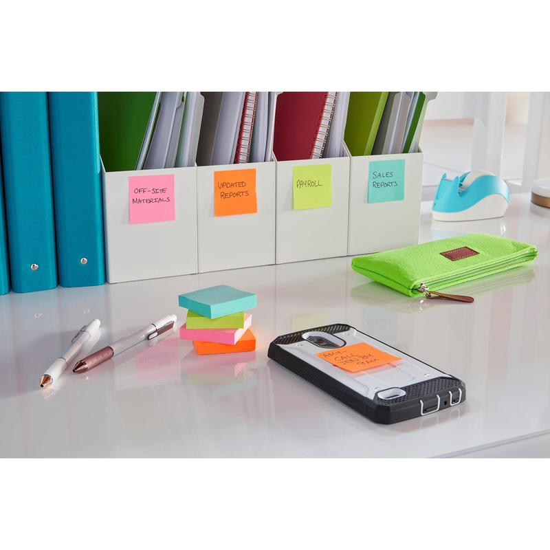 Post-it® Super Sticky Notes, 47,6 mm x 47,6 mm, 90 Blatt/Block, 100% PEFC