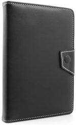 10” Zoll Bookstyle Tasche Cover Hülle Protector Case Etui mit Halter Standfunktion für Tablet PC eBook Reader Schwarz | System-S