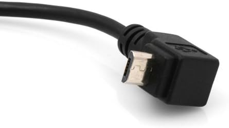 Micro USB Adapter Kabel 90° Winkelstecker 20 cm | System-S