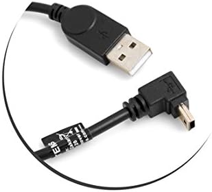 Mini USB Kabel 90° Grad aufwärts gewinkelt Winkel 27 cm | System-S