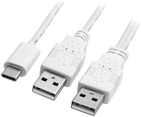 Y- Kabel USB Typ A Stecker zu USB Typ A und USB Typ C 3.1 Stecker | System-S