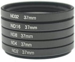 ND Filter Set 37 mm Neutraldichtefilter Graufilter mit Clip für Smartphone | System-S