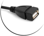 Micro USB OTG On The Go Host 90° Grad aufwärts Winkel Kabel auf USB Typ A Buchse Adapter Kabel 13 cm | System-S