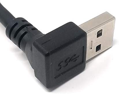 USB Typ A 3.0 auf USB Typ A 3.0 Kabel Aufwärts gewinkelt 59 cm | System-S