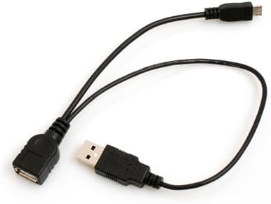 2 in 1 OTG USB A (male/female) Micro USB Host Kabel 30 cm | System-S