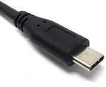 USB 3.1 Kabel 25 cm Typ C Stecker zu 3.0 Micro B Stecker Adapter in Schwarz I SYSTEM-S