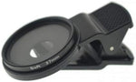 Soft Filter 37 mm Gewinde Weichzeichnung mit Clip in Schwarz für Smartphone | System-S