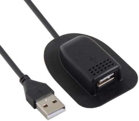 USB 2.0 Kabel für Rucksäcke mit Ladeanschluss in Schwarz | System-S