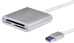 3in1 USB Typ A 3.0 zu CF TF SD Kartenleser Adapter Reader | System-S