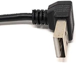 USB Typ A Aufwärts gewinkelt zu USB Typ B Kabel 20 cm | System-S