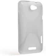 Silikonhülle Tasche Case Cover Schutz Hülle Transparent für HTC One X S720E | System-S