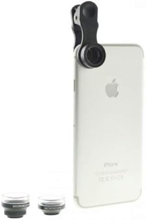Makro Linse 3er Set Filter mit Clip und Schutztasche für Smartphone | System-S
