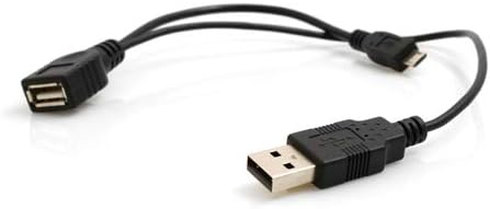 2 in 1 OTG USB A (male/female) Micro USB Host Kabel 30 cm | System-S
