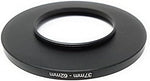 Objektiv Adapter 37 mm Gewinde zu 62 mm Step Up Ring in Schwarz für Filter | System-S