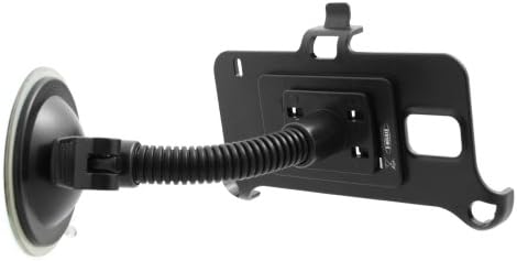 Autohalterung KFZ Halter Auto Saugnapf Windschutzscheiben Halterung mit flexiblem Schwanenhals 10 cm für Samsung Galaxy S7 Edge | System-S