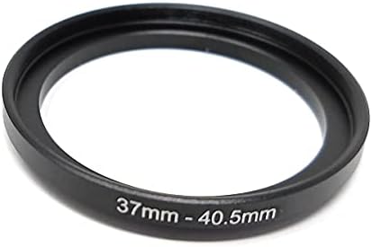 Objektiv Adapter 37 mm Gewinde zu 40,55 mm Step Up Ring in Schwarz für Filter | System-S