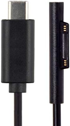USB 3.1 Typ C Ladekabel für Microsoft Surface Pro 3 4 5 6 Book 12V-15V 150cm | System-S
