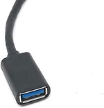 USB Typ A 3.0 auf USB Typ A 3.0 Kabel Aufwärts gewinkelt 30 cm | System-S