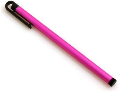 Stylus Touch Pen kapazitiver Bildschirm Eingabe Stift in Pink für Smartphone Touchscreen Handy Tablet PC PDA | System-S