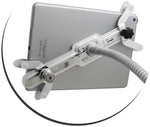 Abschließbarer Anti-Diebstahl Schwanenhals Tisch Halterung Showroom Halter mit Sicherheitsschloss für Tablet Pc 10"-12.6" Zoll | System-S