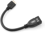 Micro USB 3.0 OTG Host Adapter Kabel (USB A Host zu Micro-B Stecker) 10 cm | System-S