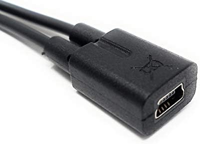 USB 2.0 Y Kabel 25 cm Mini B Buchse zu Mini B und Micro B Stecker Adapter | System-S