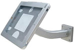 Wand Halterung mit Gebogenem Haltearm Abschließbar für iPad Pro 10.5" (2017) iPad Air 3 (2019) A2152 A2123 A2153 A2154 A1701 A1709 | System-S