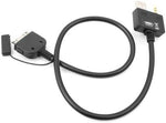 KFZ Auto USB & 3.5mm Klinke für iPhone iPod 30-Pin Anschluss für Hyundai Kia MDI 25cm | System-S