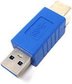 USB A 3.0 Stecker auf USB Typ B Buchse Converter | System-S