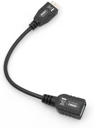 Micro USB 3.0 OTG Host Adapter Kabel On-the-go 12 cm | System-S