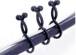 Kabelbinder Kabel Clip drehbar 30 Stück Größe S in Schwarz | System-S