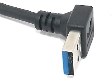 USB Typ A 3.0 auf USB Typ A 3.0 Kabel Aufwärts gewinkelt 30 cm | System-S