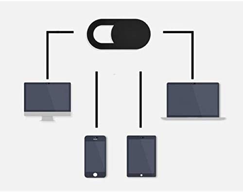 Webcam Abdeckung Selbstklebend in Schwarz | System-S