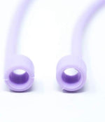 1x Silikon Halteband Holder für AirPods Kopfhörer in Lila | System-S