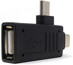 2 in 1 USB Micro and USB Type-C (USB 3.1 / USB-C) OTG Adapter for Smartphone / M | System-S