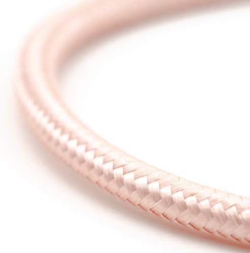 Micro USB Kabel 90° grad rechts gewinkelt  zu USB 2.0 Typ A 90° Grad rechts gewinkelt 20 cm in Rose | System-S