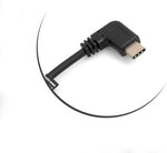 USB-C auf USB-A Winkelkabel 27 cm, beidseitig 90° abgewinkelt | SYSTEM-S