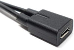 USB 2.0 Y Kabel 25 cm Micro B Buchse zu Typ C und Micro B Stecker | System-S